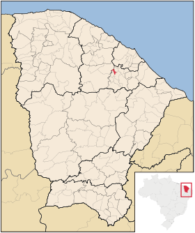 Map of Guaramiranga