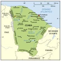 map of Ceará