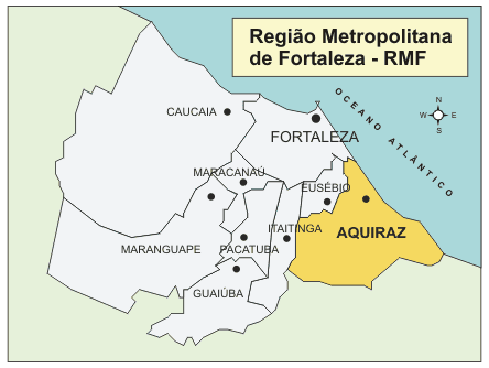 Map of Aquiraz